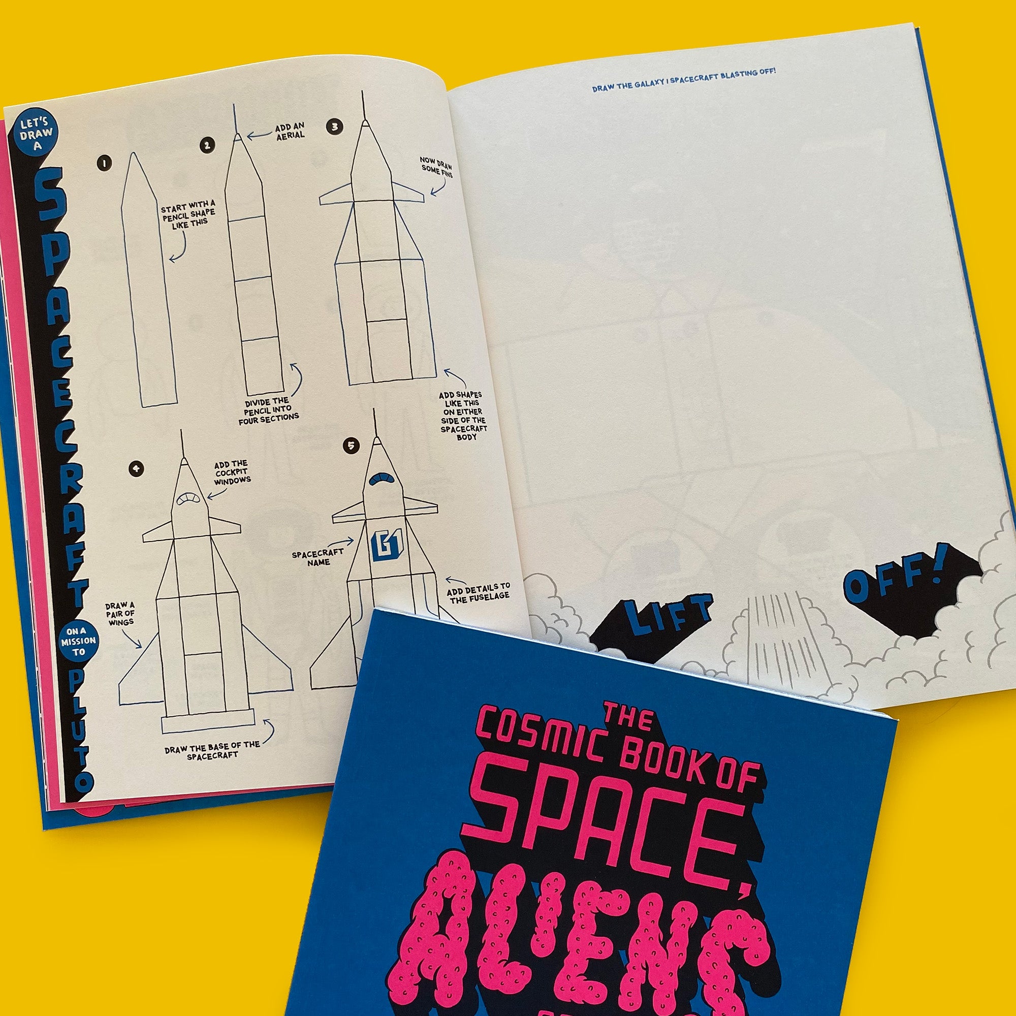 The Cosmic Book of Space Aliens & Beyond - Activity book