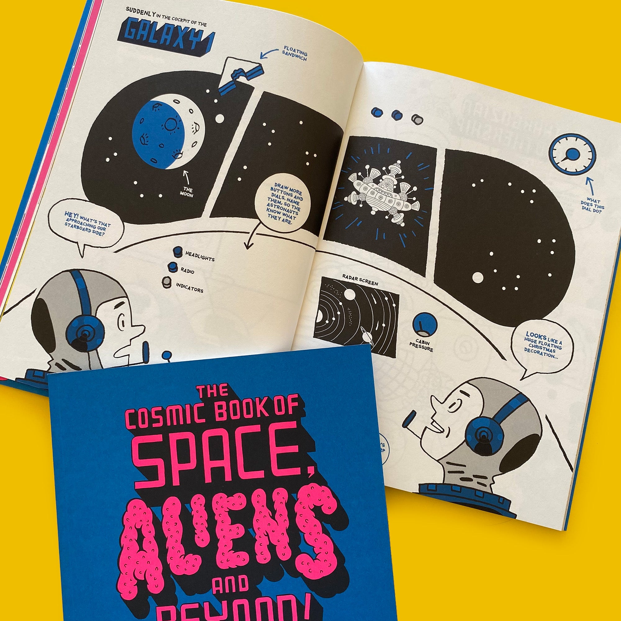 The Cosmic Book of Space Aliens & Beyond - Activity book