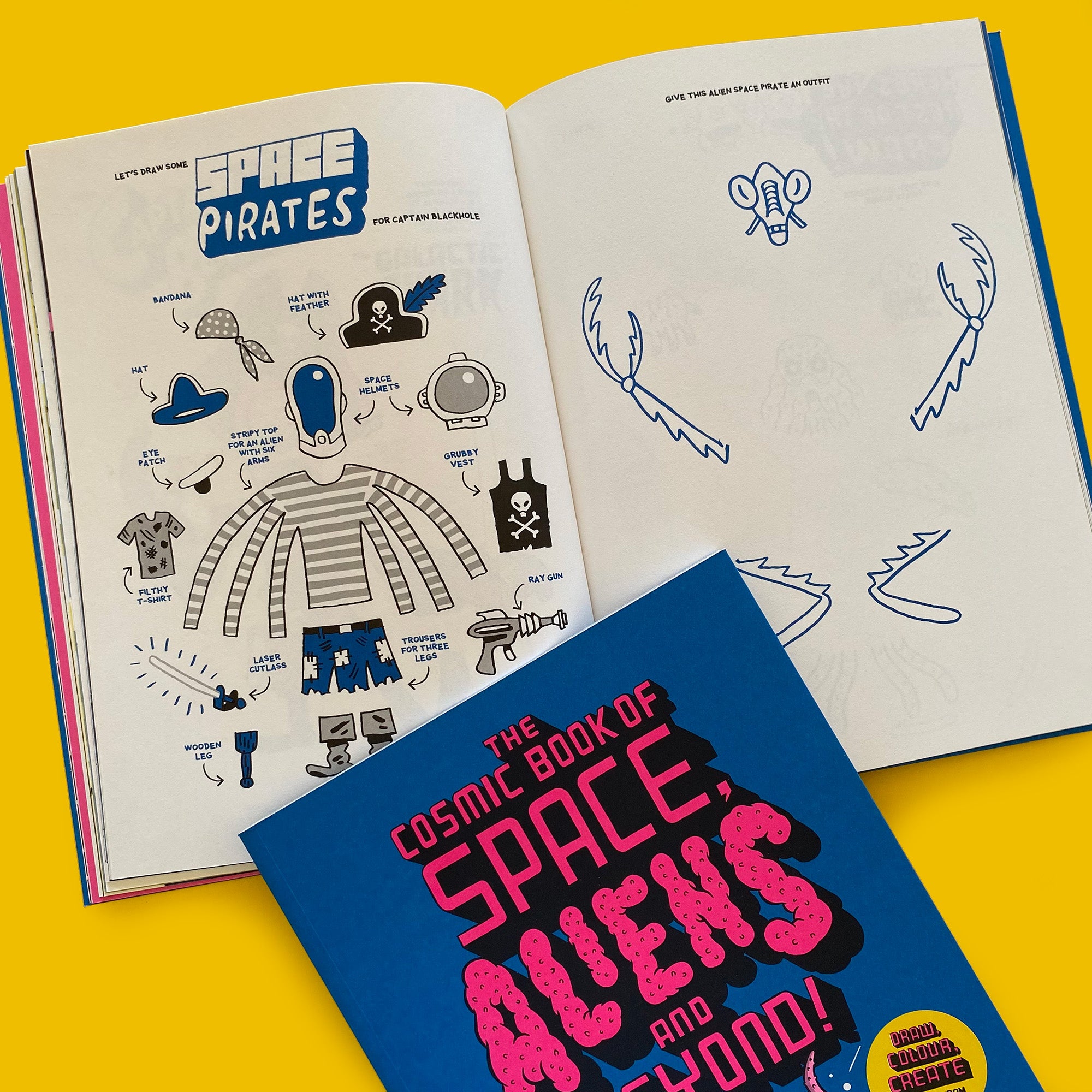 The Cosmic Book of Space Aliens & Beyond - Activity book