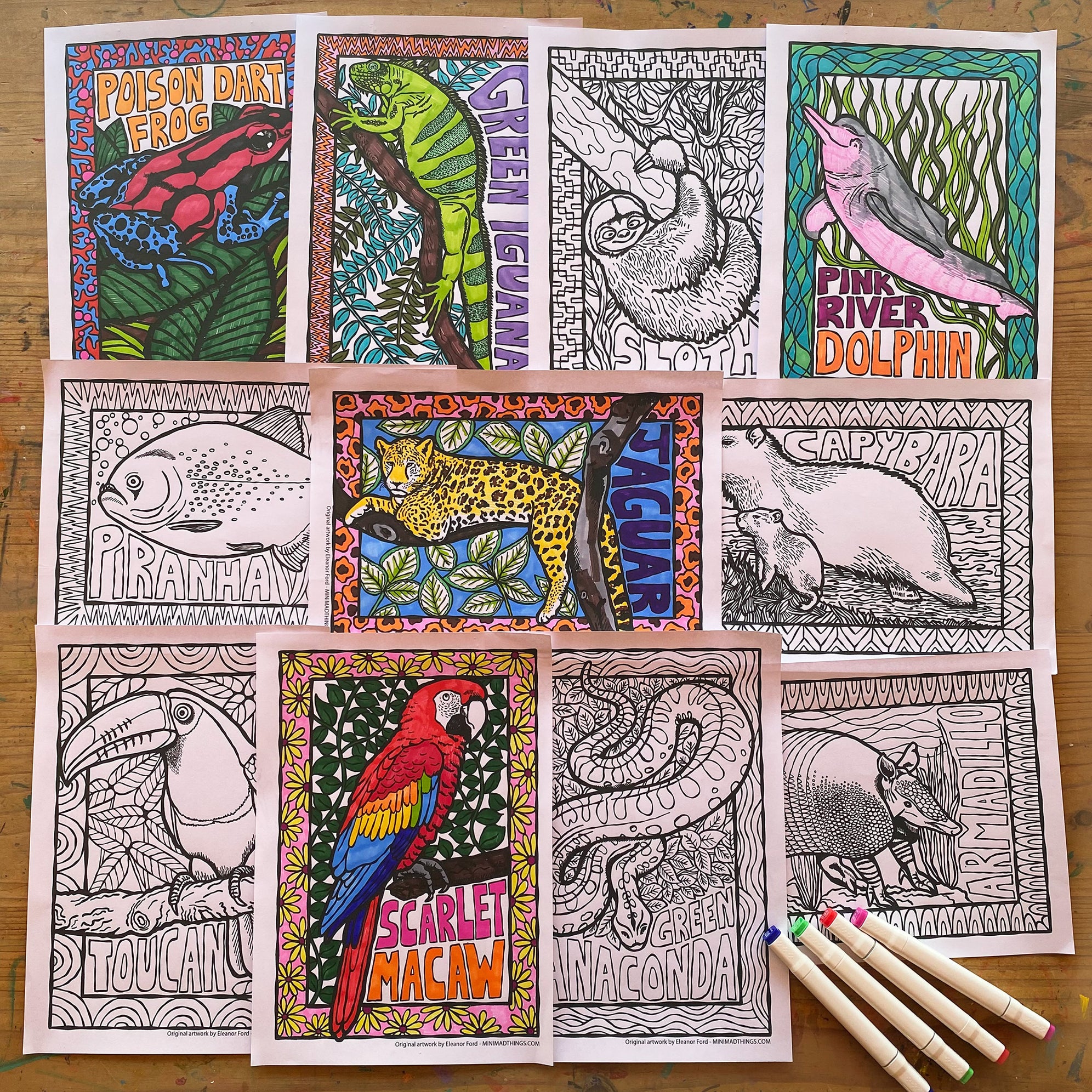 PRINTABLES - Animals & Nature - Mini Mad Things