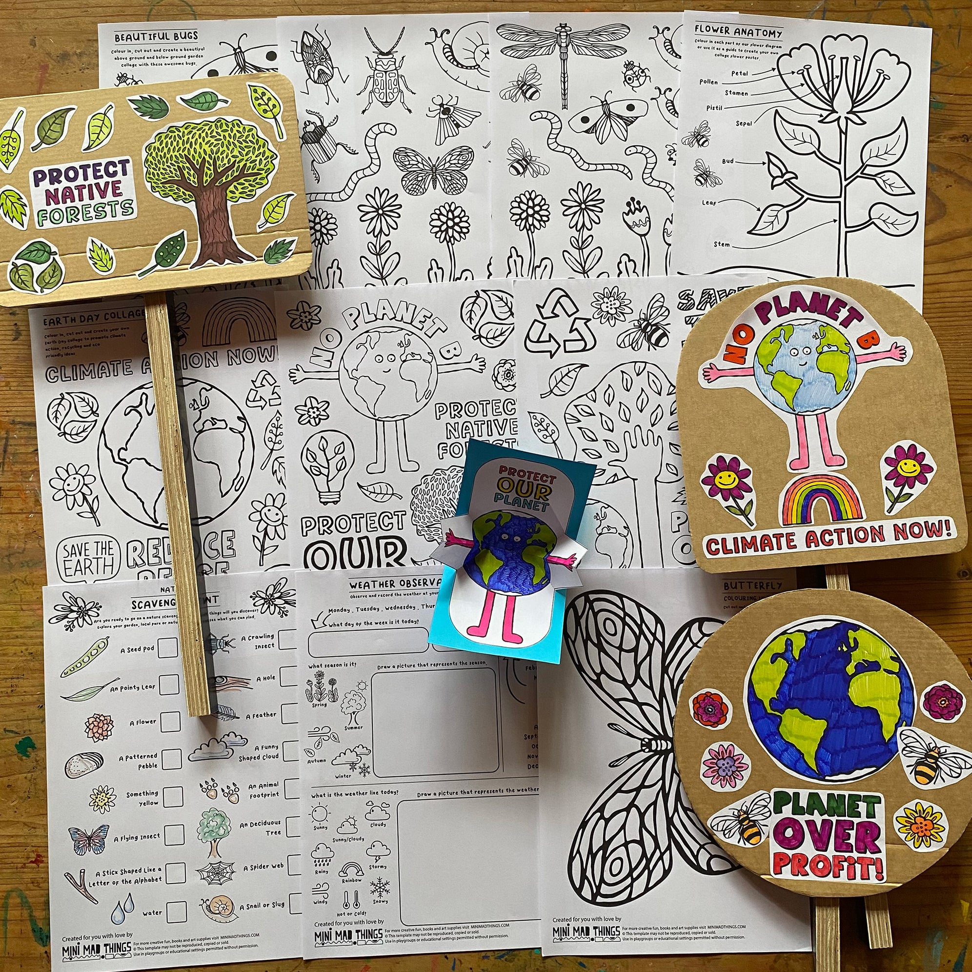 PRINTABLES - Craft Activities - Mini Mad Things