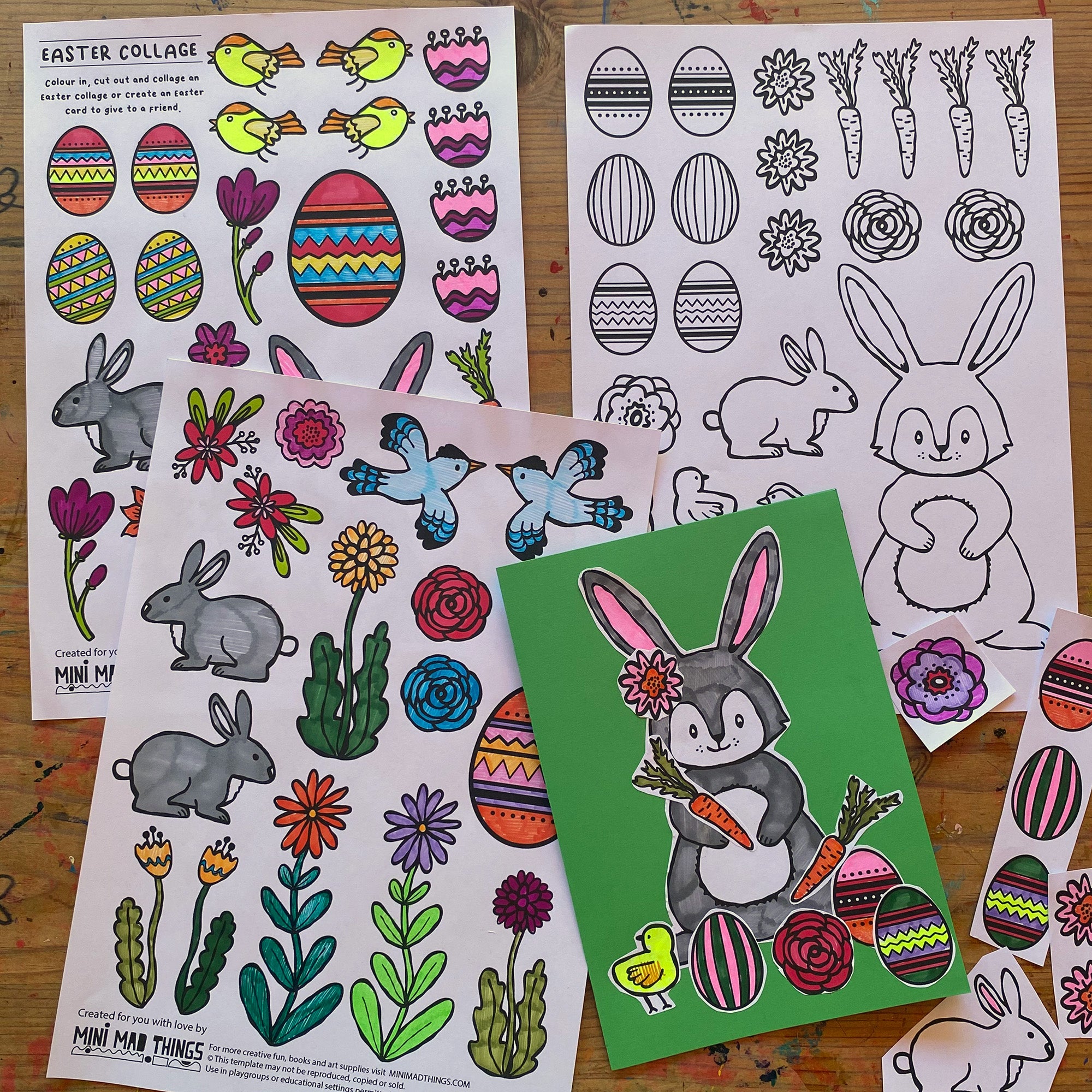 Easter crafts - Printable activity sheets