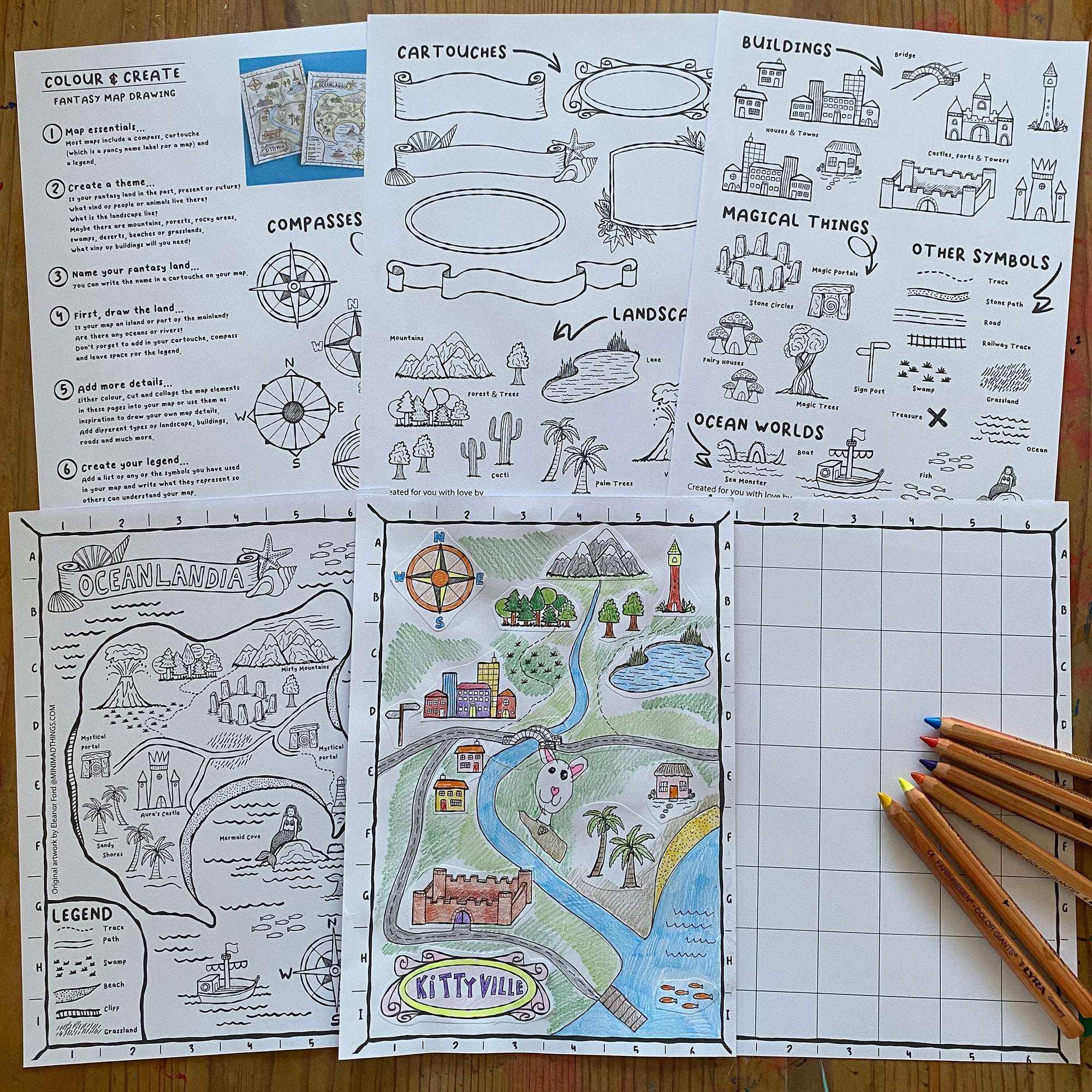 How To Draw A Landscape Map