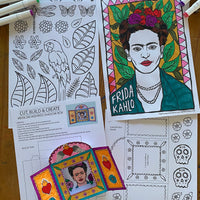 Frida Kahlo - Printable activity sheets