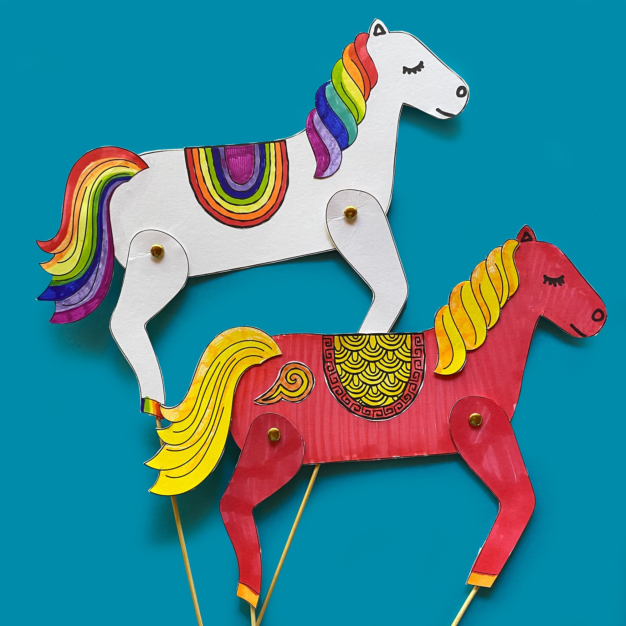 Horse crafts -  Printable templates