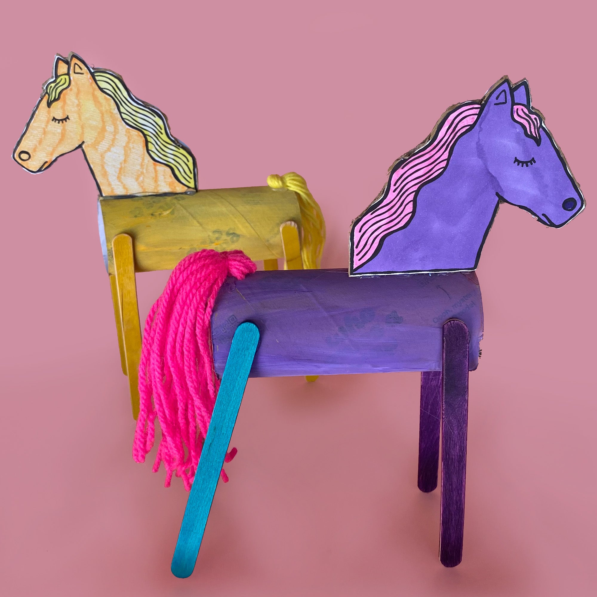 Horse crafts -  Printable templates