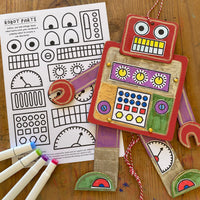 Jumping Robot - Printable template