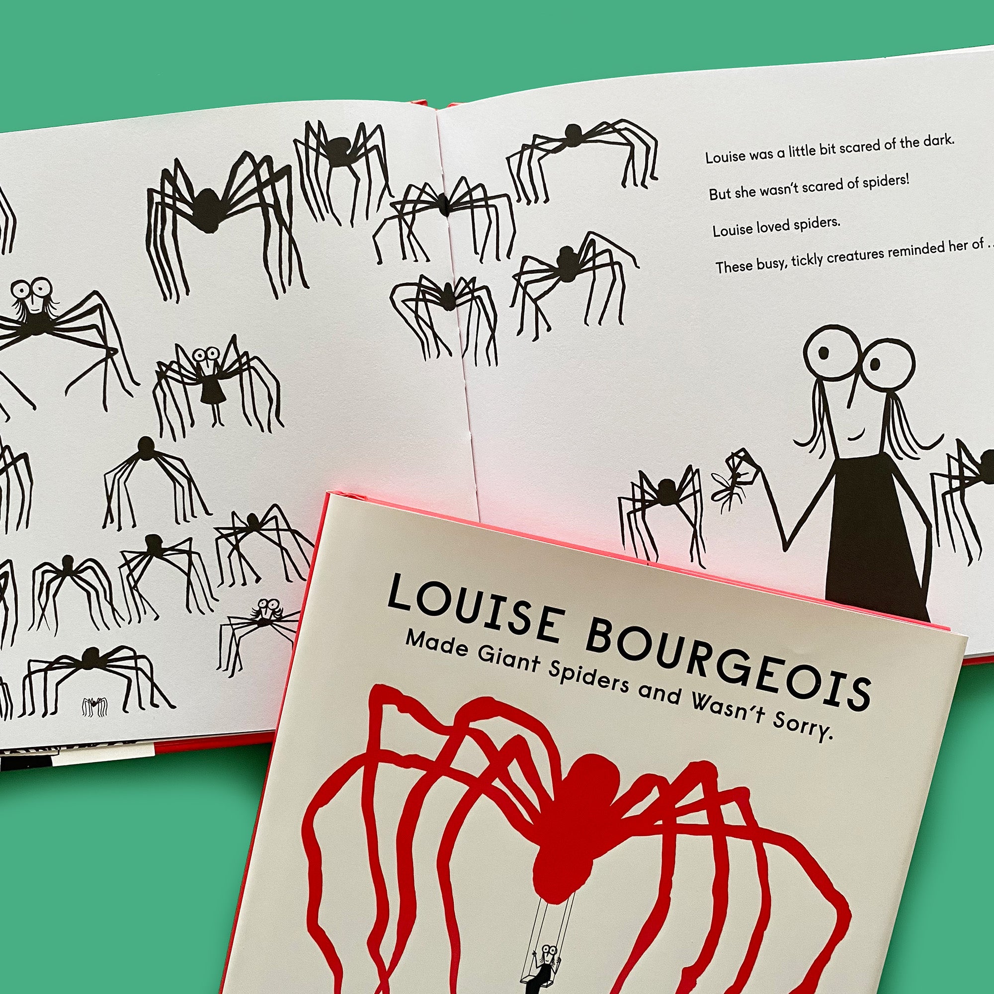 路易絲·布爾喬亞創作出巨型蜘蛛也不後悔Louise Bourgeois Made Giant Spiders and Wasn't Sorry.  兒童書籍善本圖書-Taobao