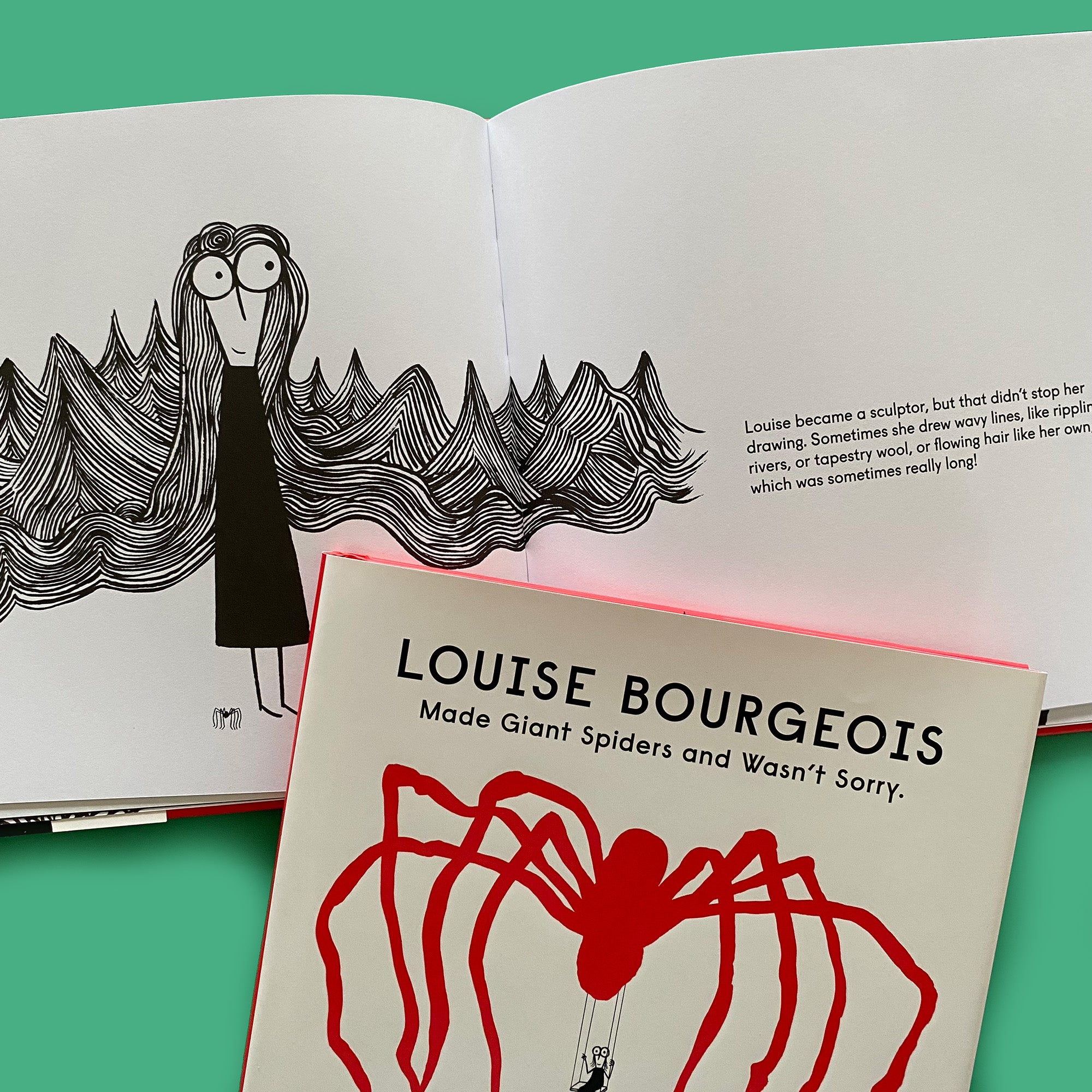 Phaidon Press Louise Bourgeois Made Giant Spiders and Wasn't Sorry Book  by Fausto Gilberti