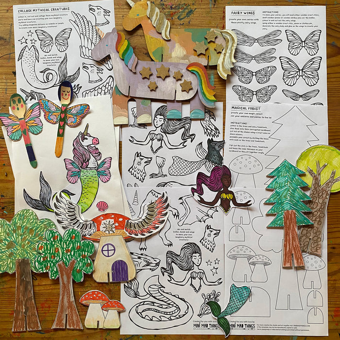 Mythical Creatures & Magic - Printable activity sheets