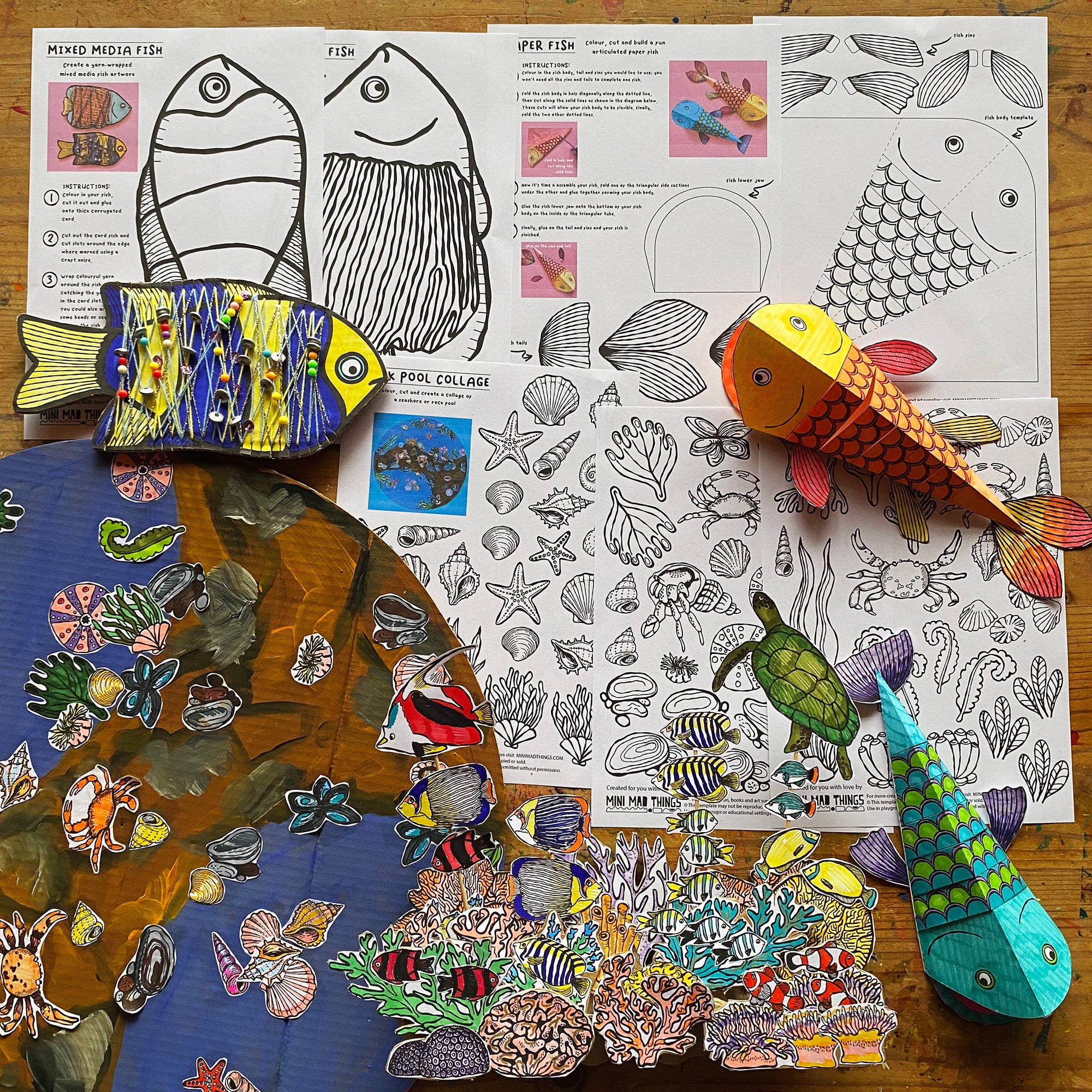 Ocean World - Printable activity sheets