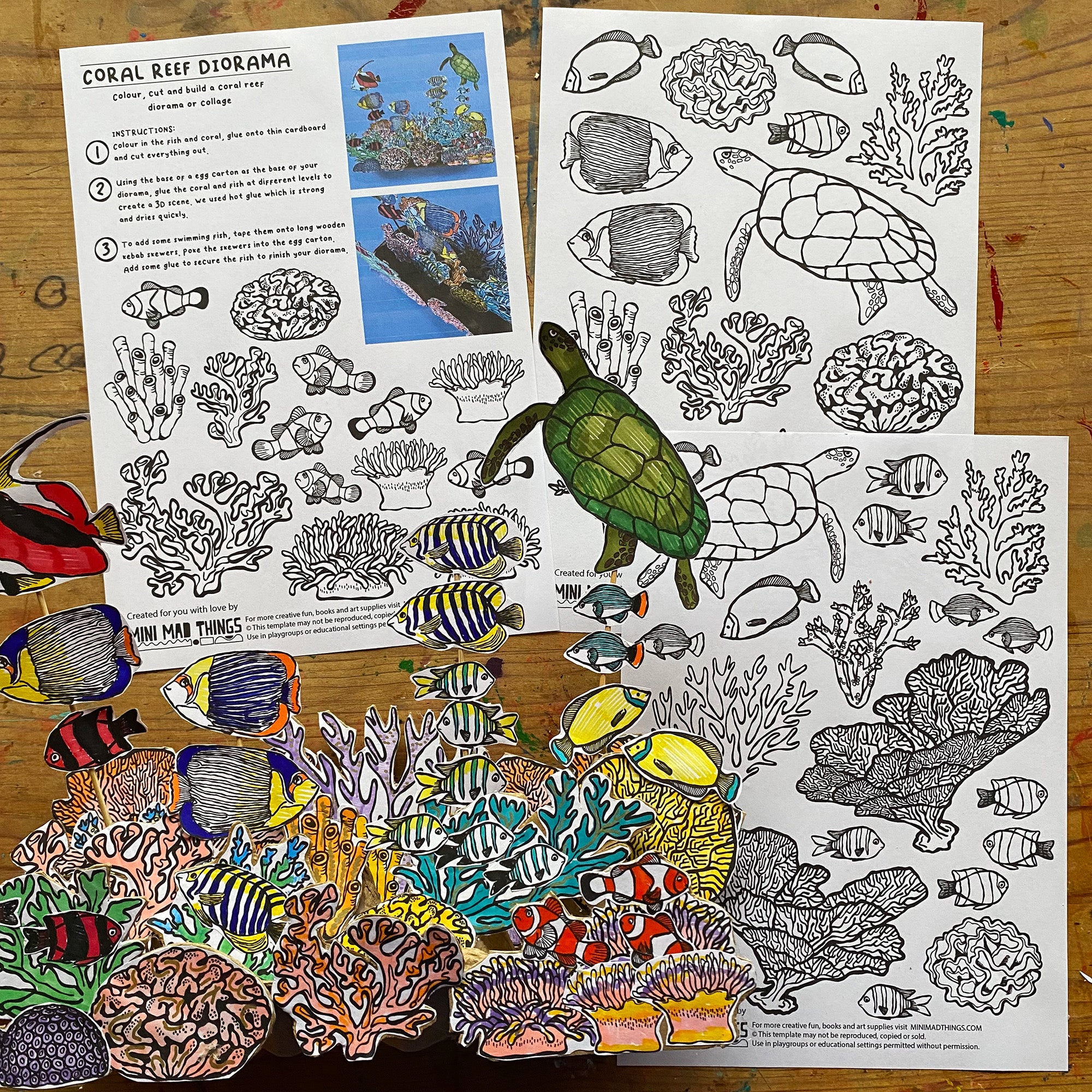 Ocean World - Printable activity sheets