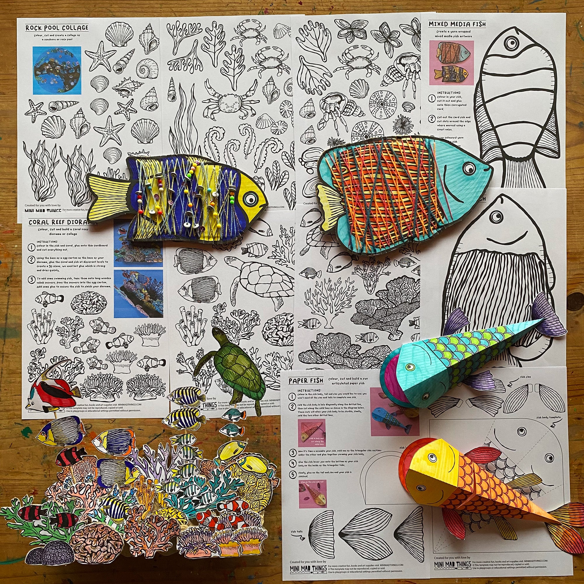 Ocean World - Printable activity sheets