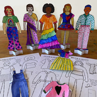 Paper Dolls - Printable activity sheets