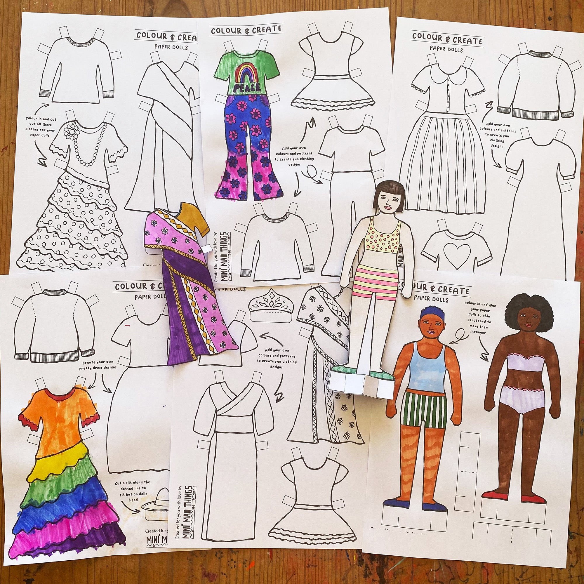 Paper Dolls - Printable activity pack