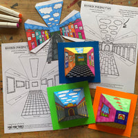 Perspective Optical Illusion - Printable templates