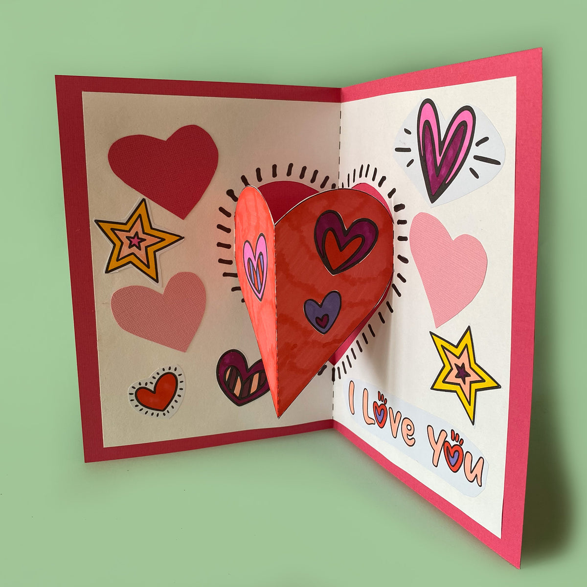 Pop-up cards - Printable activity sheets - Mini Mad Things