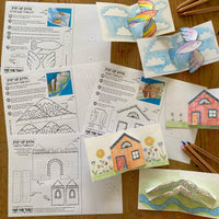 Pop-up Book printable activity sheets