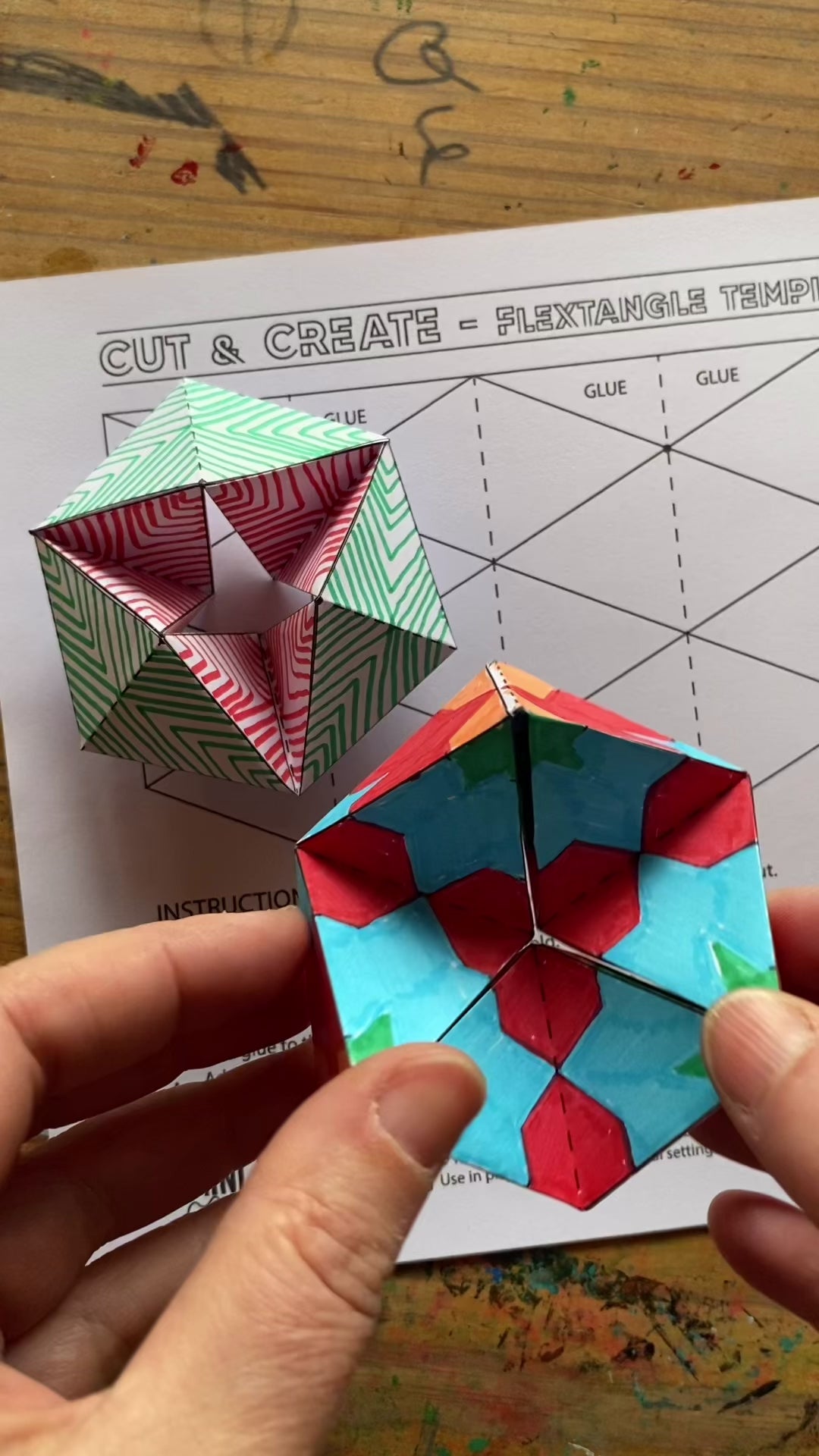 Flextangle template