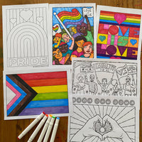 Pride - Colouring in sheets