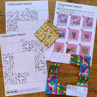 Tetraflexagon printable template