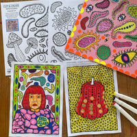 Yayoi Kusama - Printable activity sheets