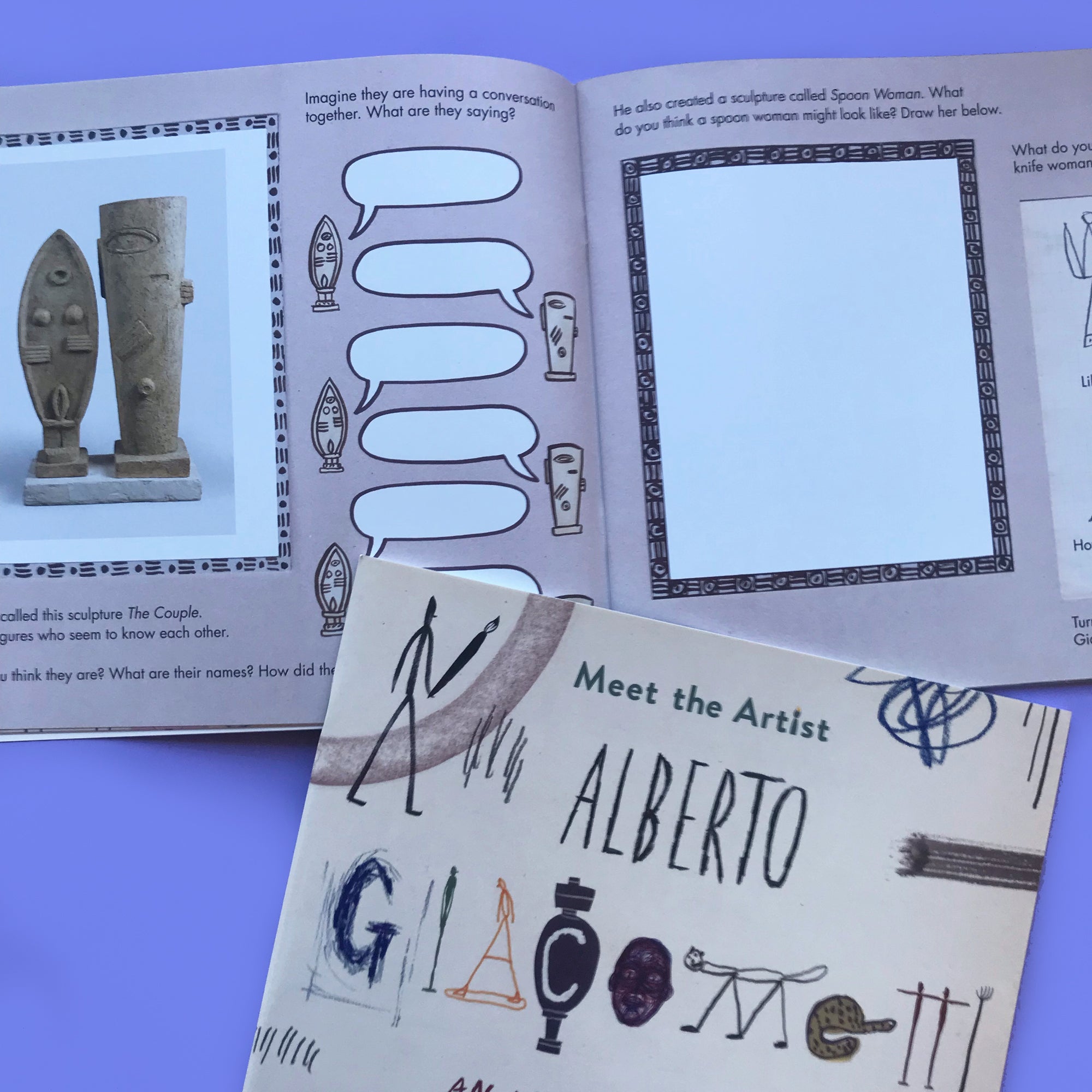 Meet the Artist: Alberto Giacometti activity book