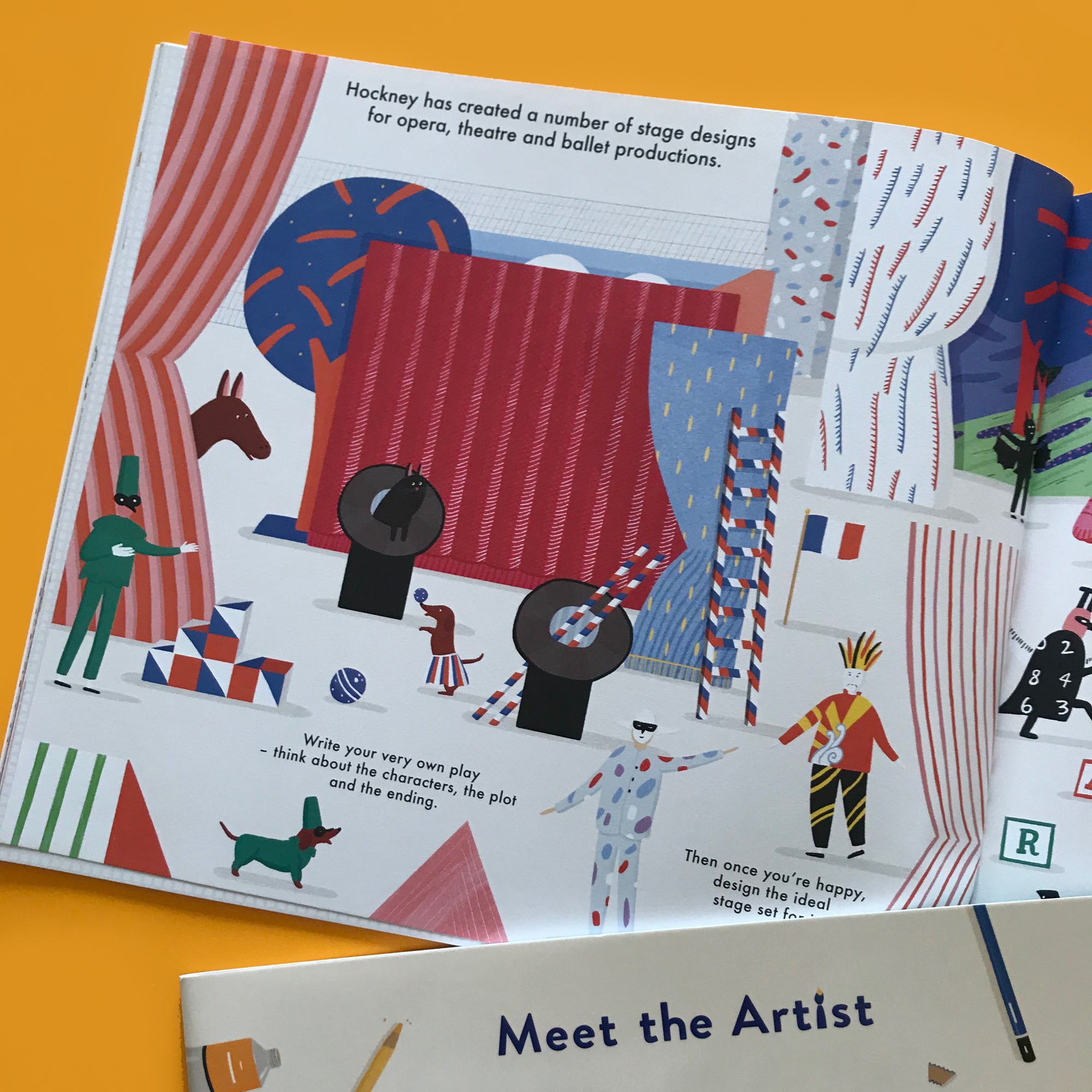 Meet the Artist: David Hockney activity book
