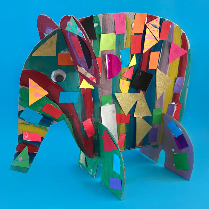 Elephant printable template