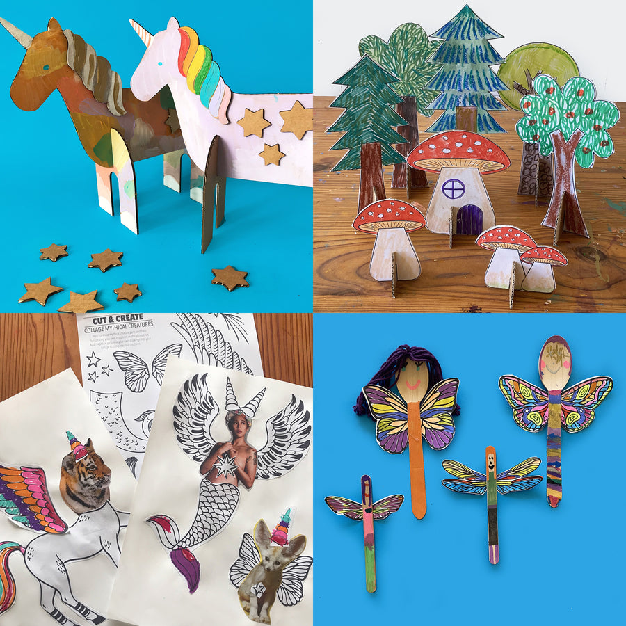 Mythical Creatures & Magic - Printable activity bundle - Mini Mad Things