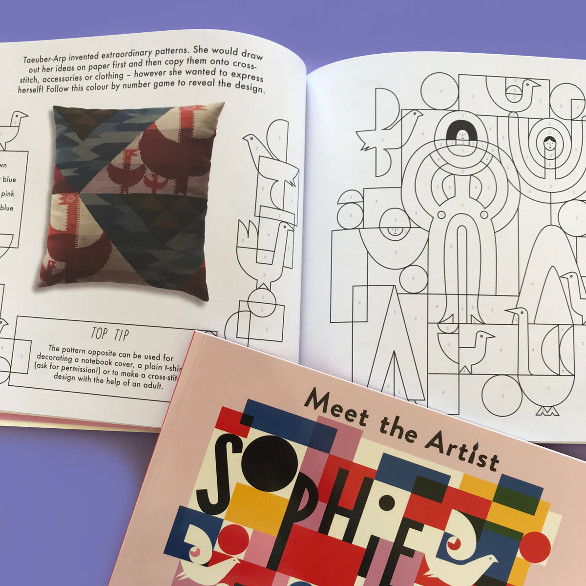 Meet the Artist: Sophie Taeuber-Arp activity book - Mini Mad Things