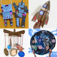 Space & Robots - Printable activity sheets