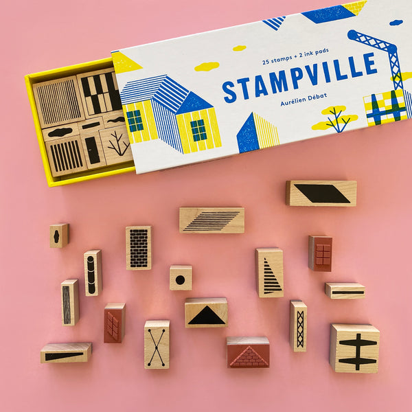 Stampville- Coffret de tampons en bois - Princeton Architectural