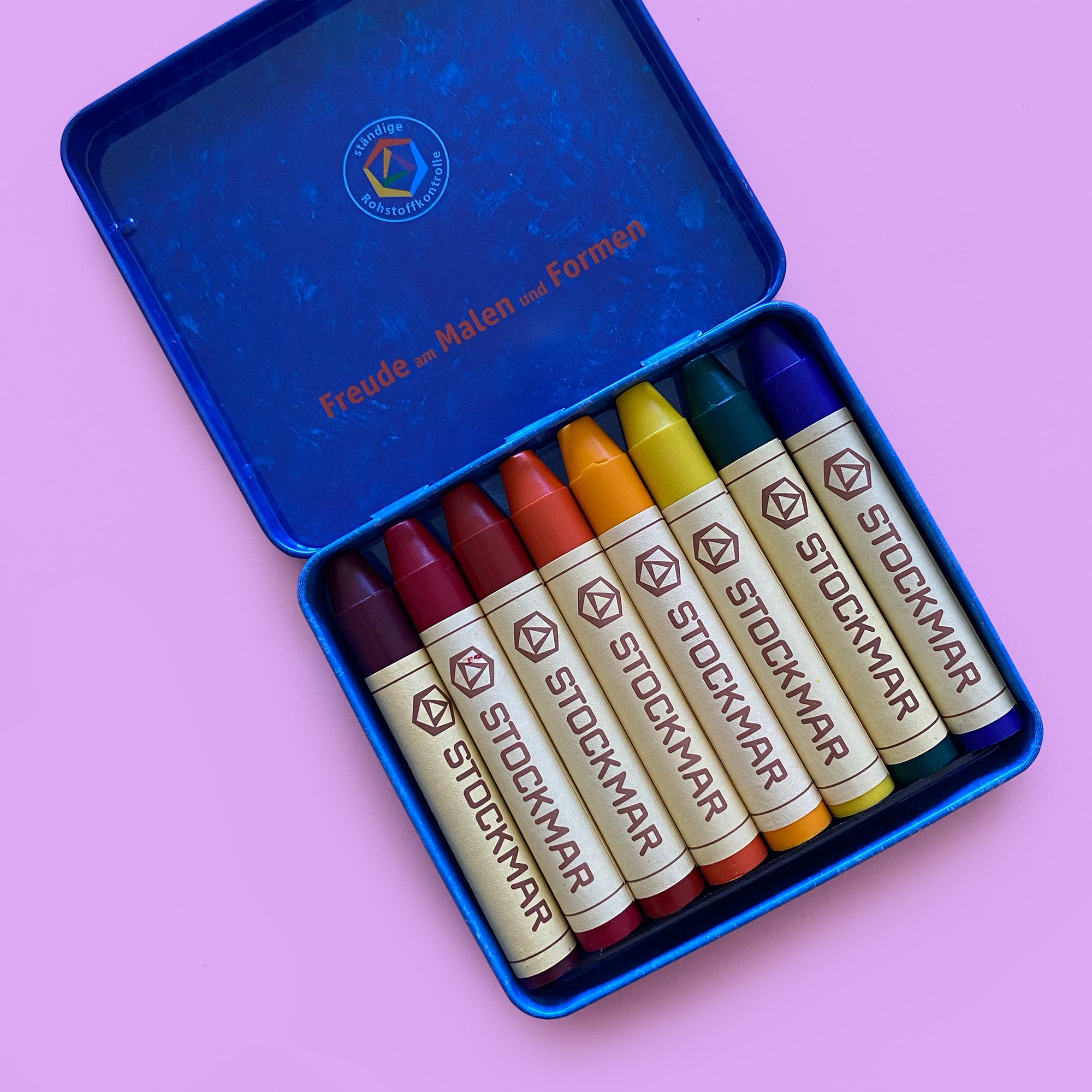 Stockmar 8 Colour Wax Crayons