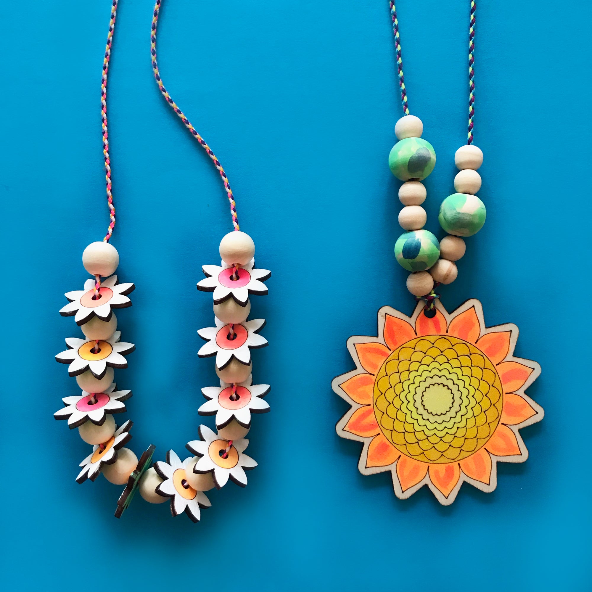 Necklace Craft Kit - Sunflower & Daisies